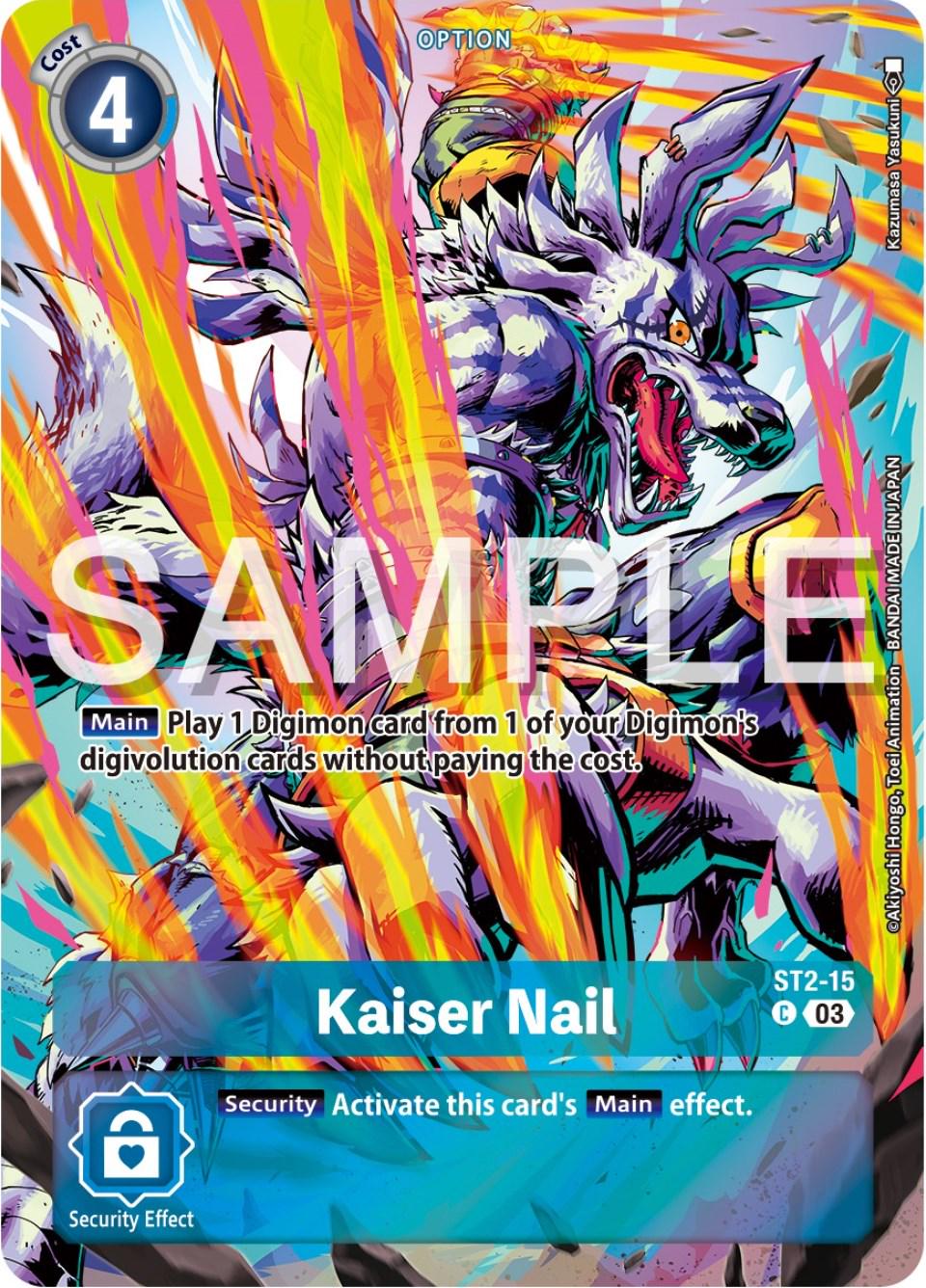 Kaiser Nail [Bonus Pack Foil] #ST2-15