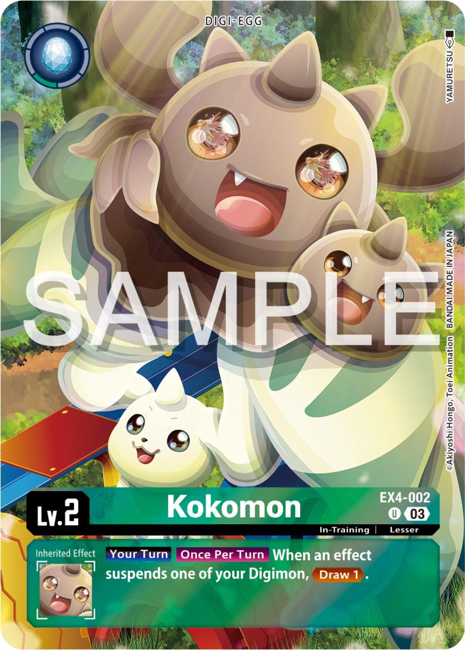 Kokomon [Bonus Pack Foil] #EX4-002