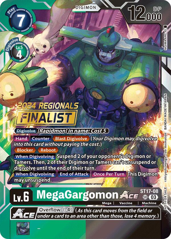 MegaGargomon ACE [Regionals Finalist Foil] #ST17-08