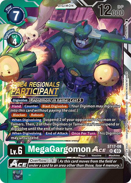 MegaGargomon ACE [Regionals Participant Foil] #ST17-08