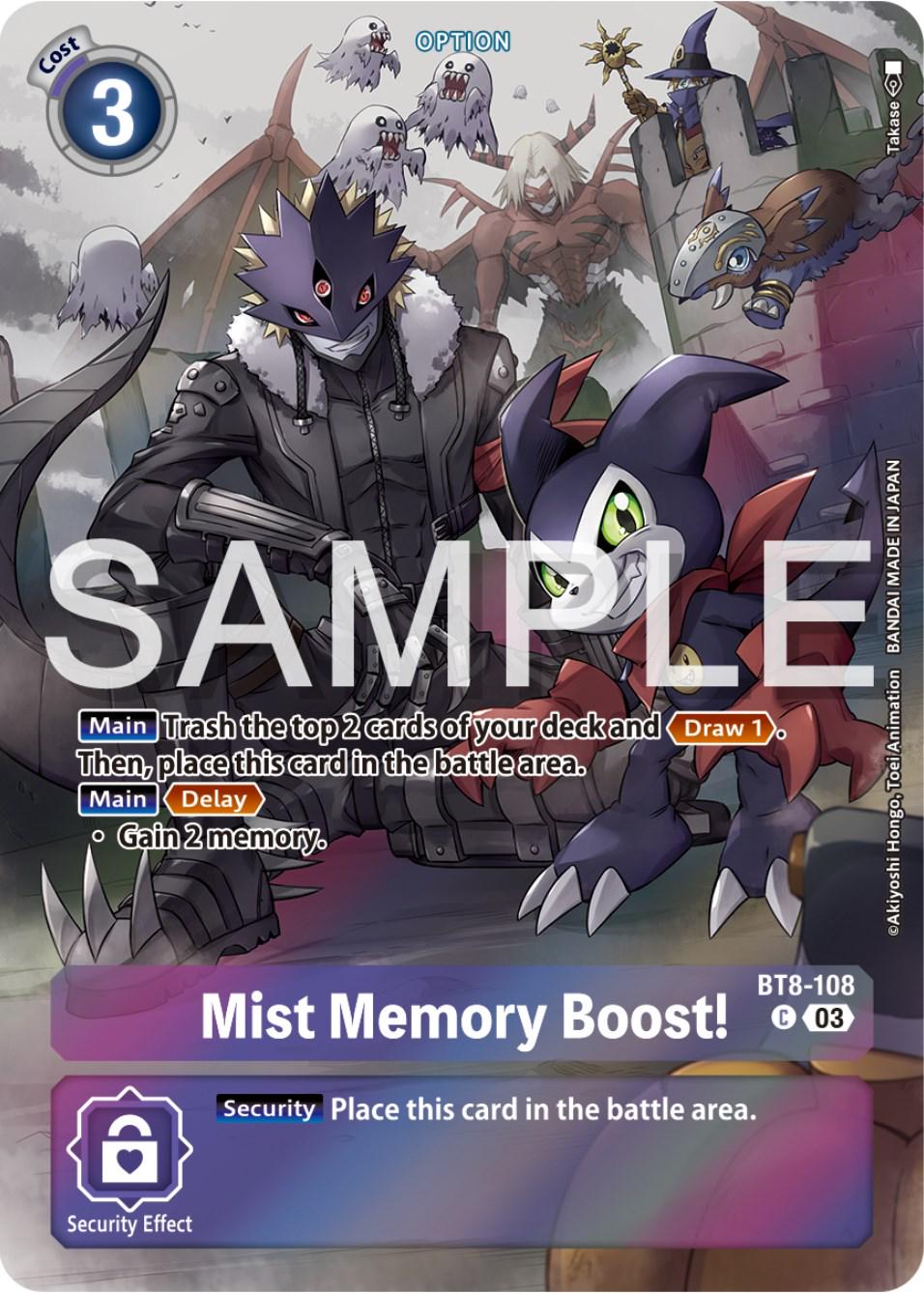 Mist Memory Boost! [Bonus Pack Foil] #BT8-108