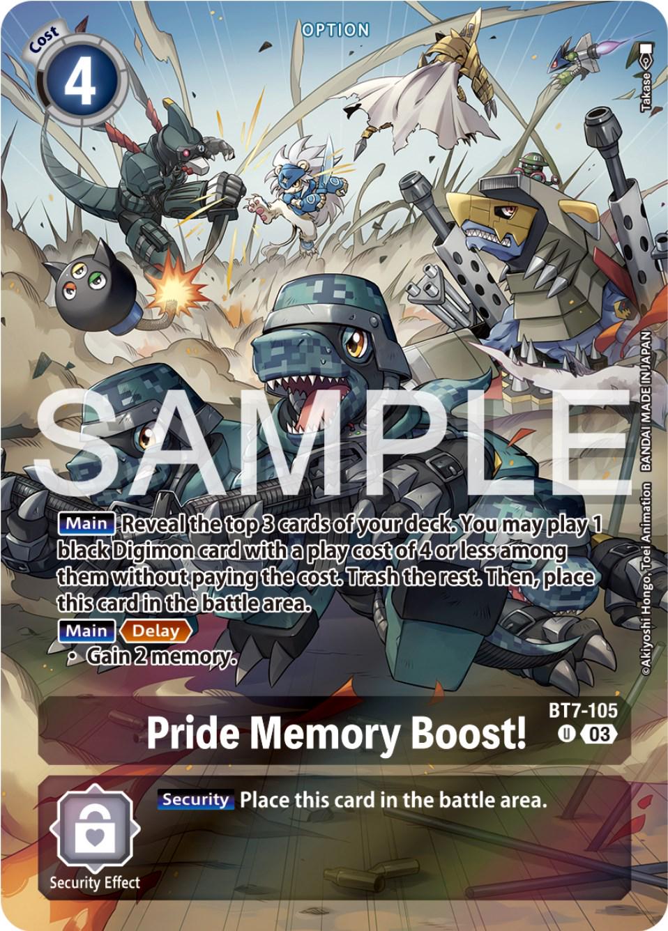Pride Memory Boost! [Bonus Pack Foil] #BT7-105