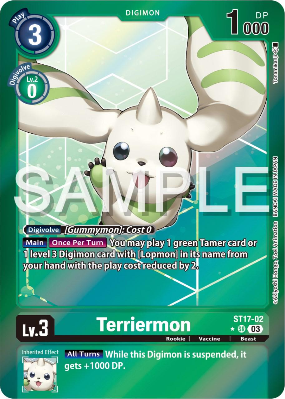 Terriermon [Advanced Deck Set Double Typhoon Secret Pack Foil] #ST17-02