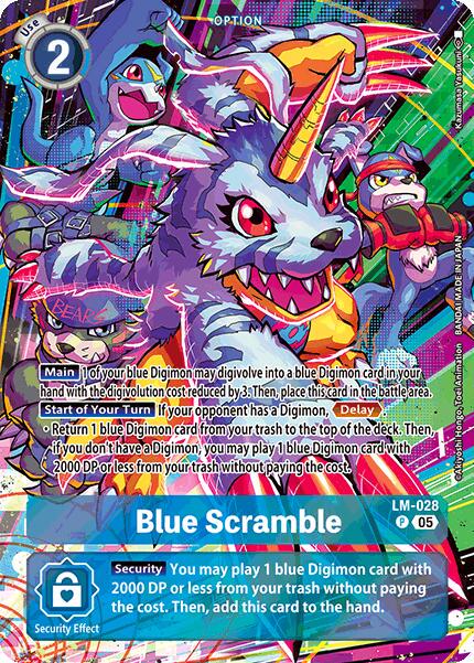 Blue Scramble [Alternate Art Foil] #LM-028 P
