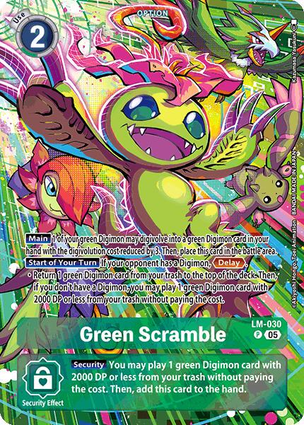 Green Scramble [Alternate Art Foil] #LM-030 P