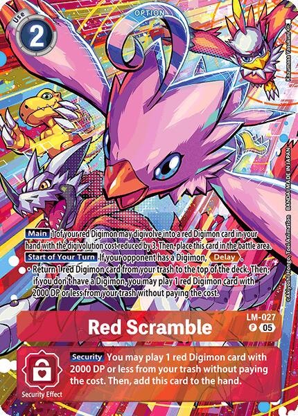 Red Scramble [Alternate Art Foil] #LM-027 P