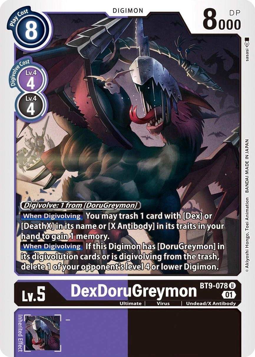 DexDoruGreymon #BT9-078