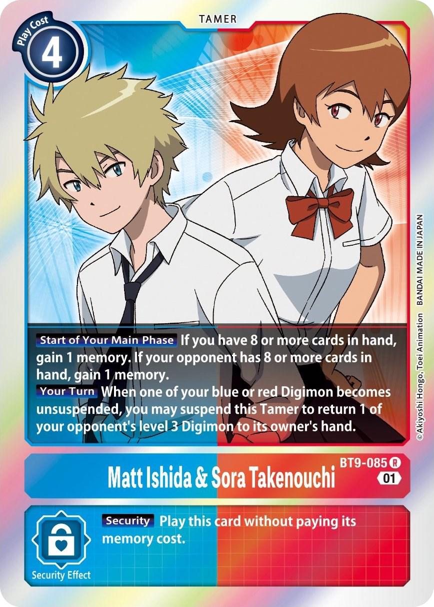 Matt Ishida & Sora Takenouchi [Foil] #BT9-085