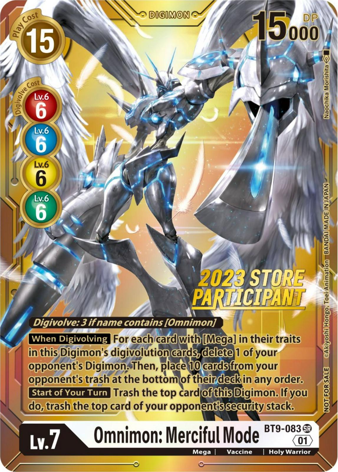 Omnimon: Merciful Mode [Store Participant Foil] #BT9-083