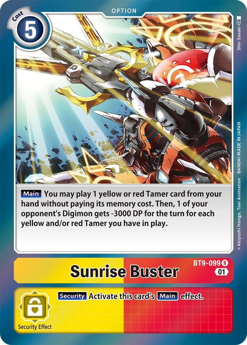 Sunrise Buster [Foil] #BT9-099