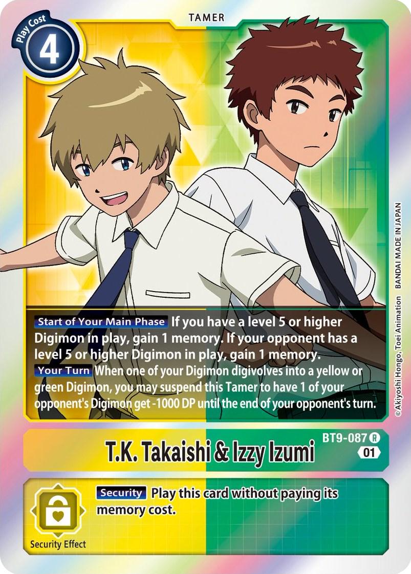 T.K. Takaishi & Izzy Izumi [Foil] #BT9-087