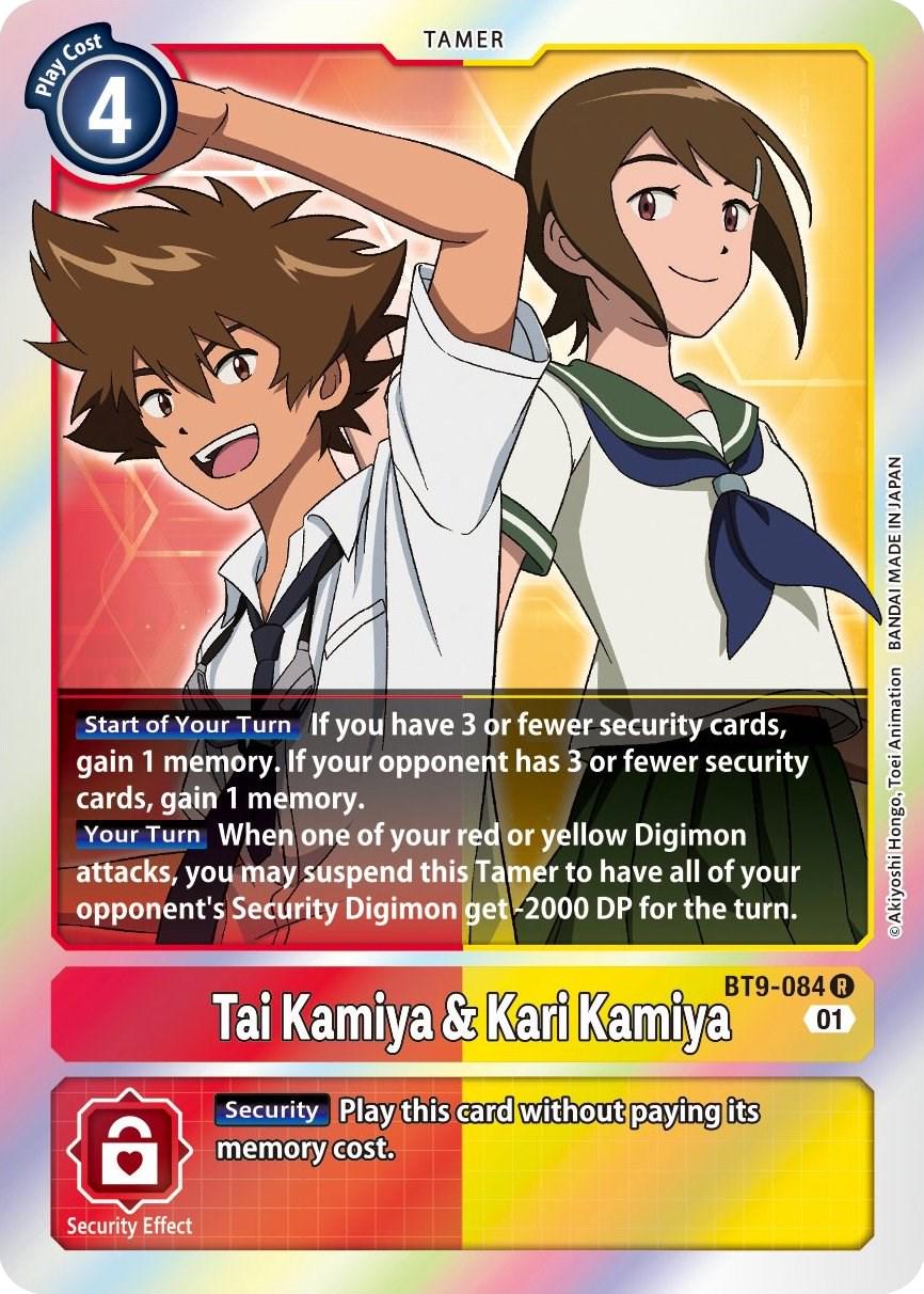 Tai Kamiya & Kari Kamiya [Foil] #BT9-084