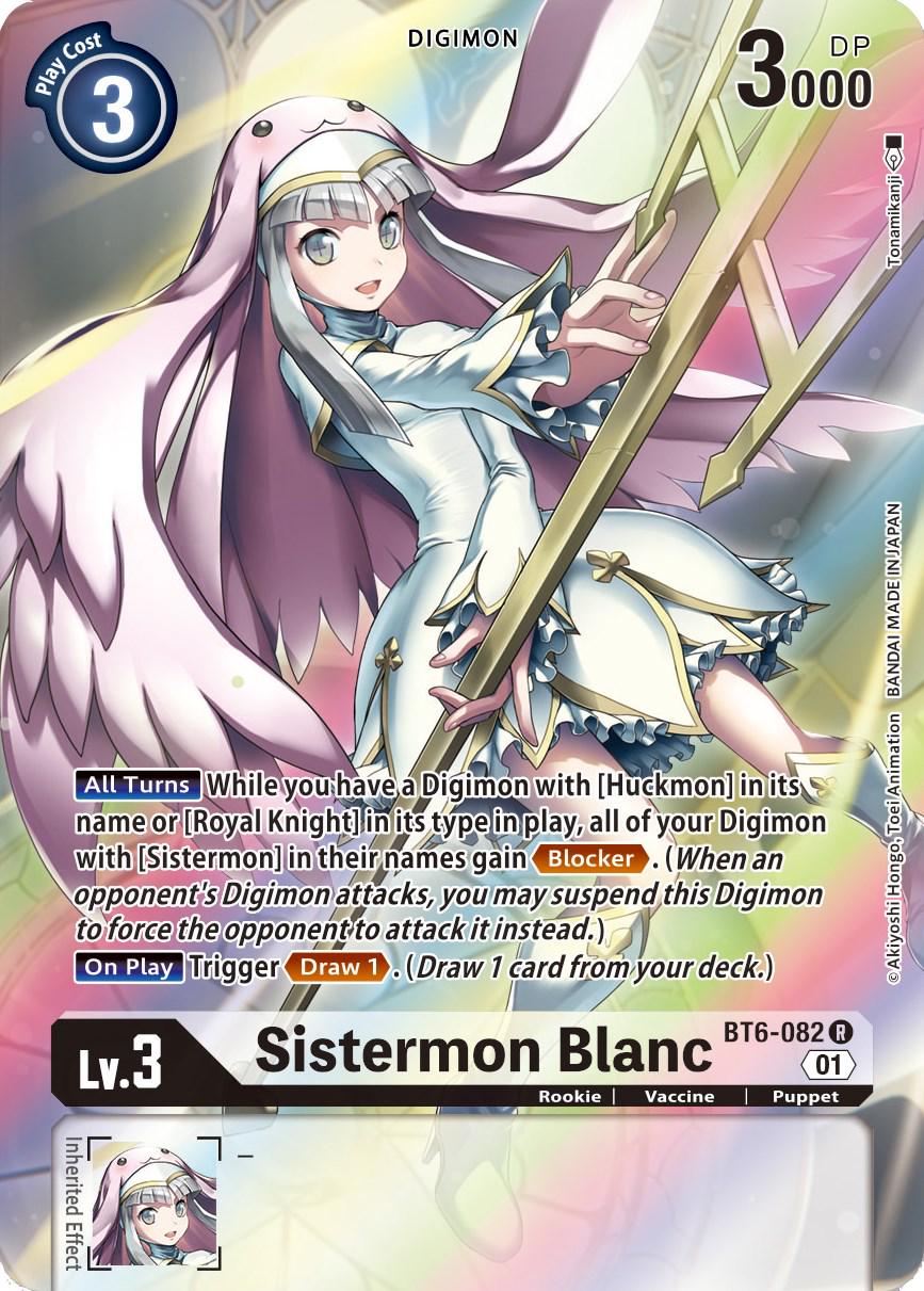 Sistermon Blanc [Alternate Art] #BT6-082