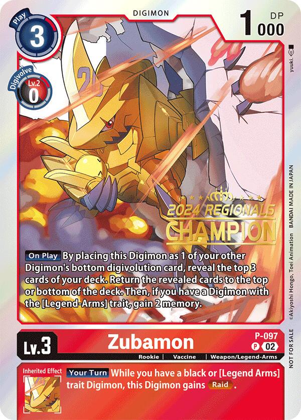 ZubamonP-097 [Regionals Champion Foil] #P-097 P
