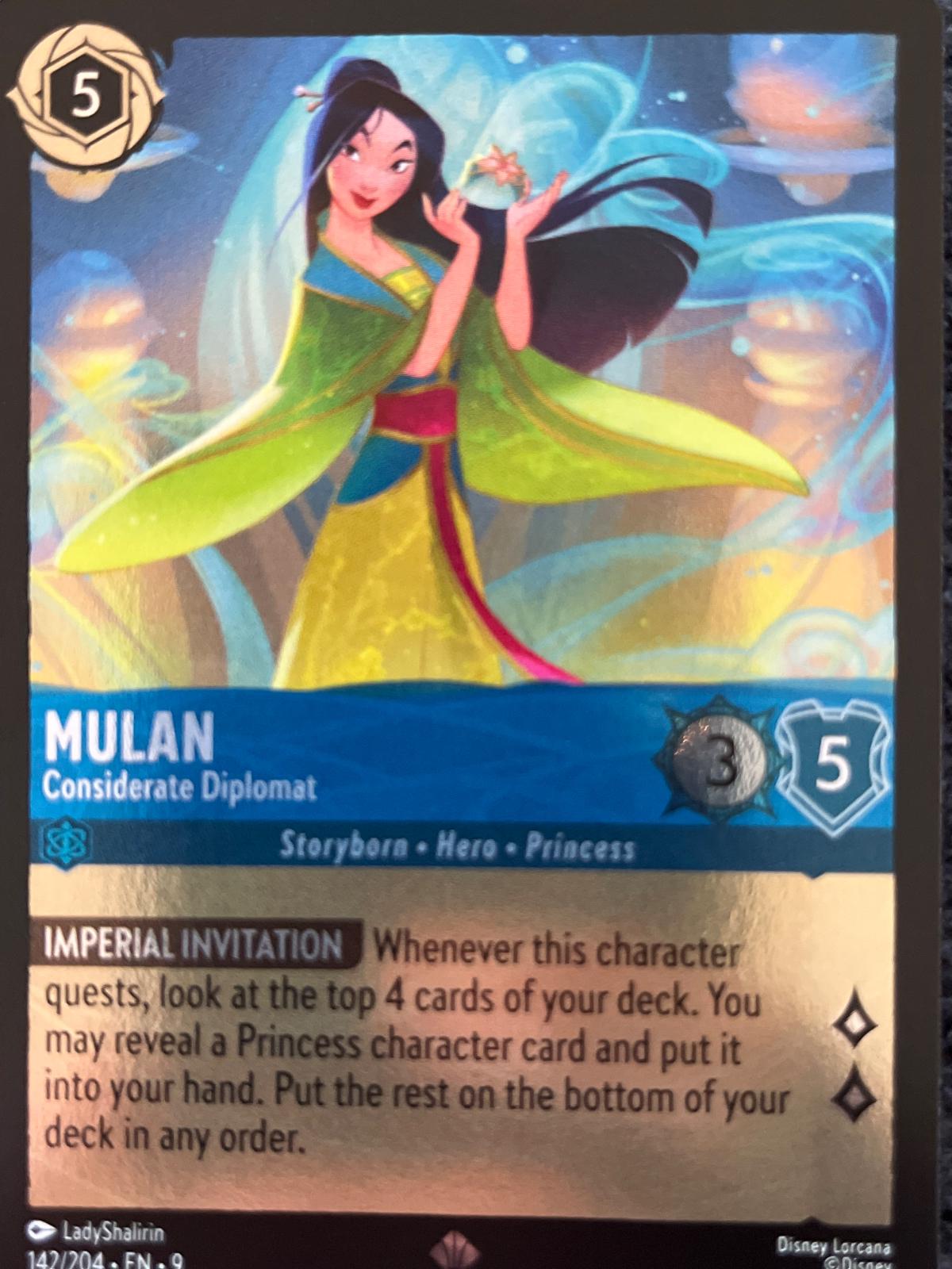 Mulan - Considerate Diplomat [Foil] #142