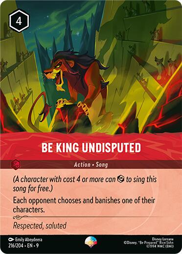 Be King Undisputed #216