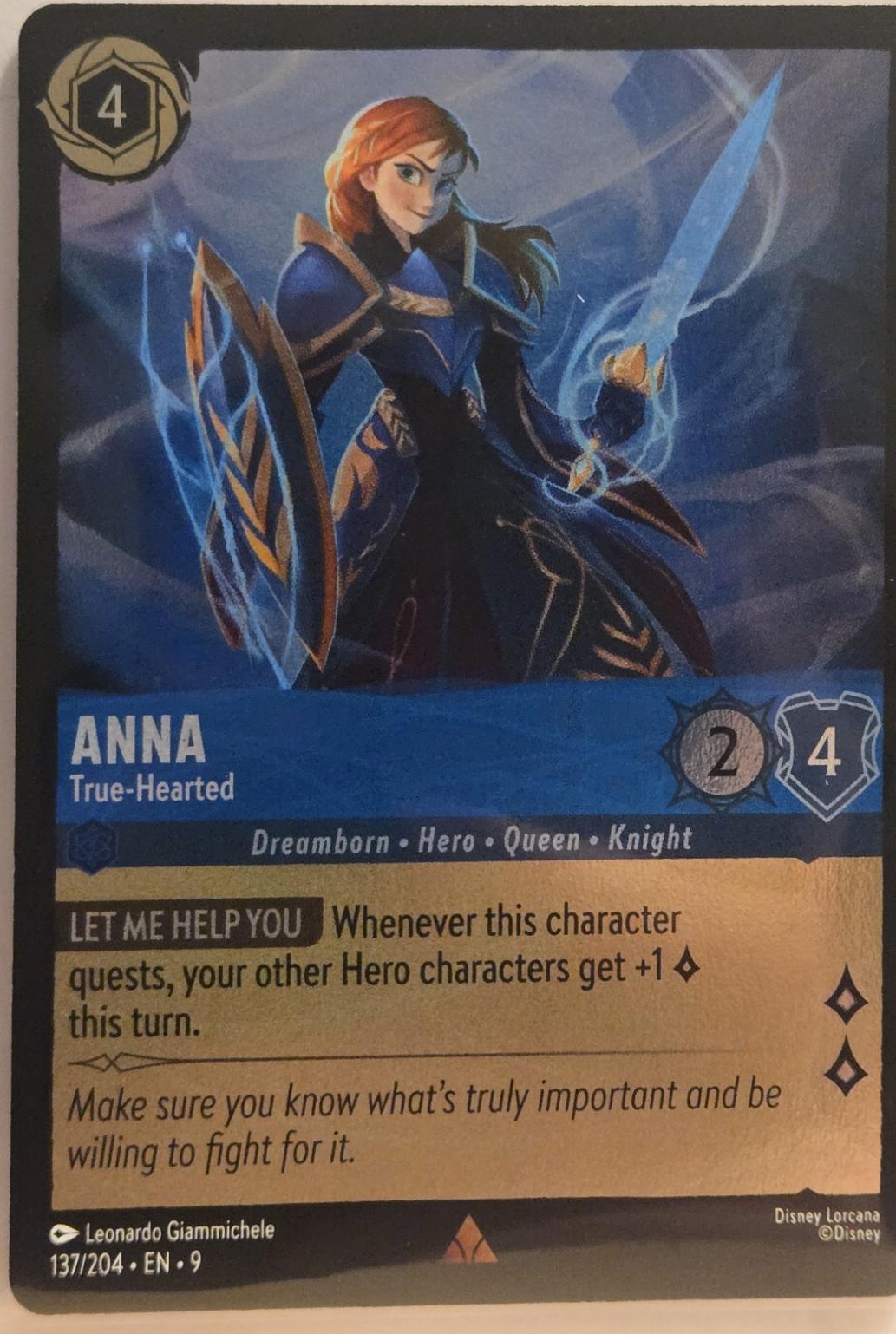 Anna - True-Hearted [Foil] #137
