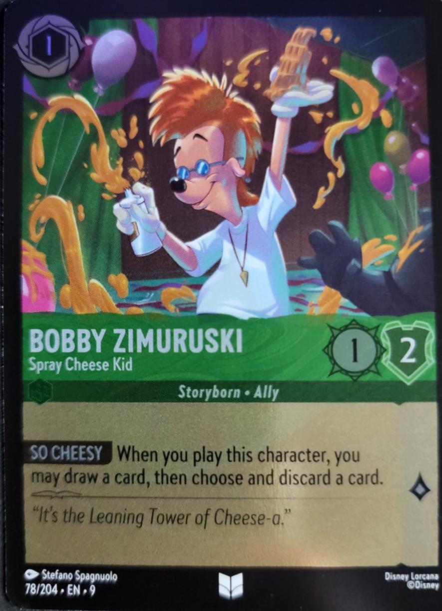 Bobby Zimuruski - Spray Cheese Kid [Foil] #78