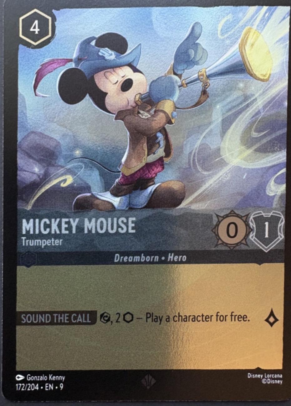 Mickey Mouse - Trumpeter [Foil] #172
