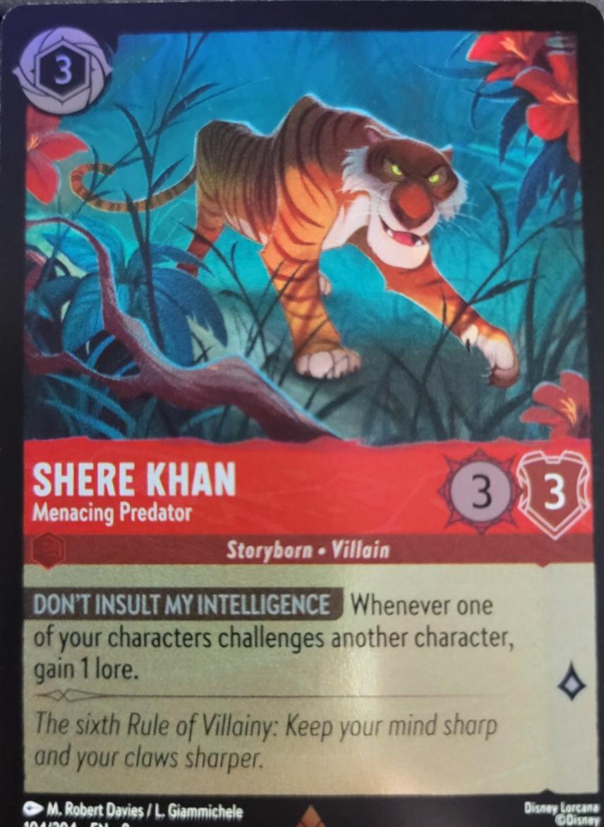 Shere Khan - Menacing Predator [Foil] #104