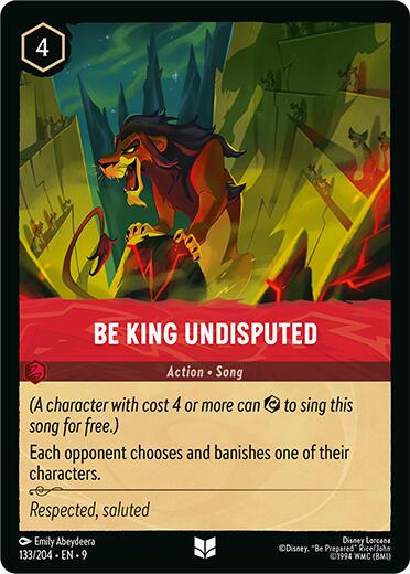 Be King Undisputed #133
