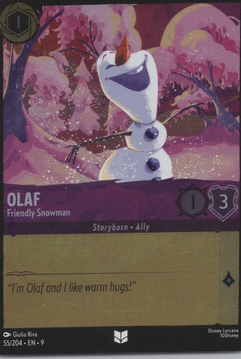 Olaf - Friendly Snowman [Foil] #55