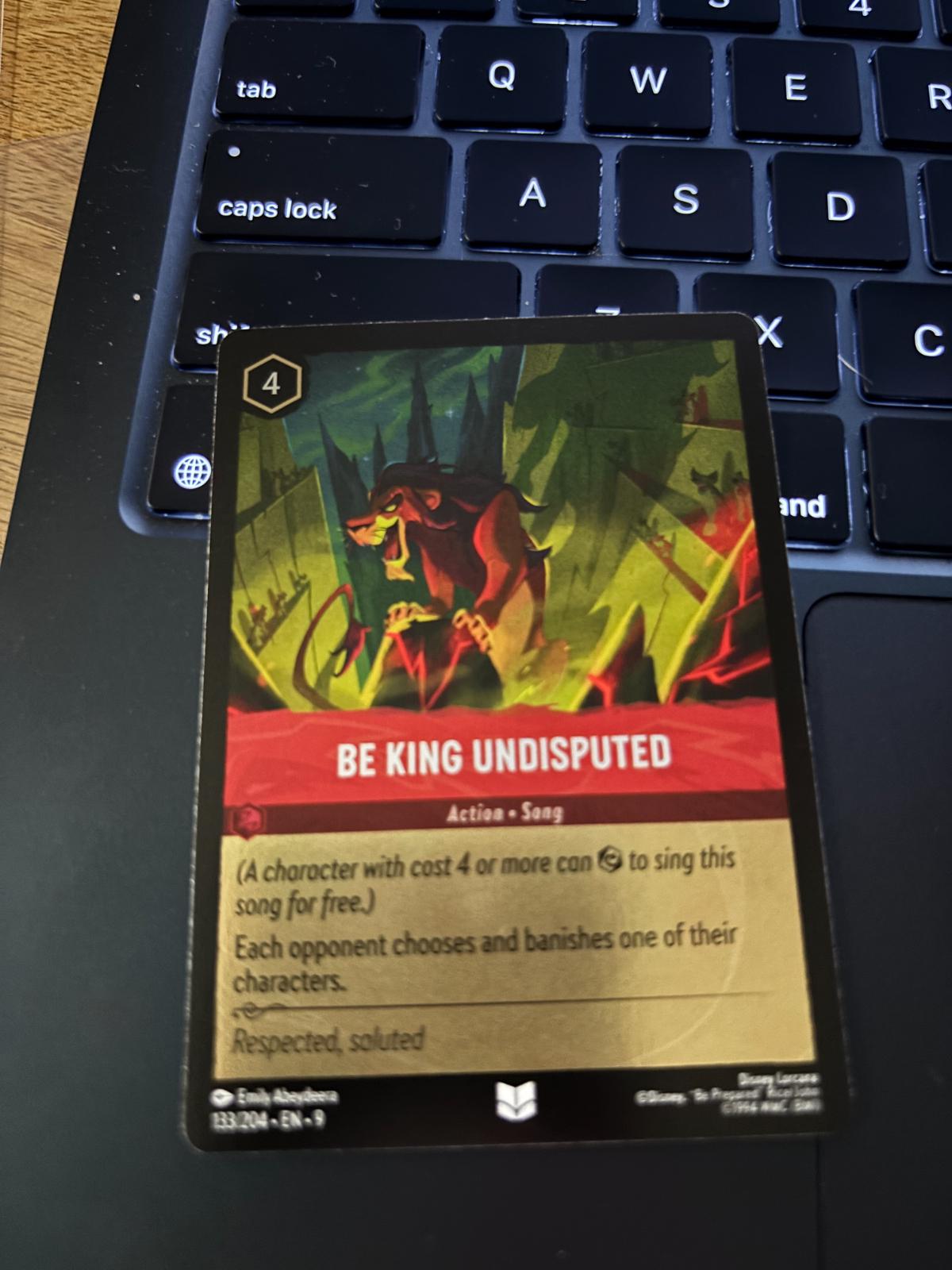 Be King Undisputed [Foil] #133