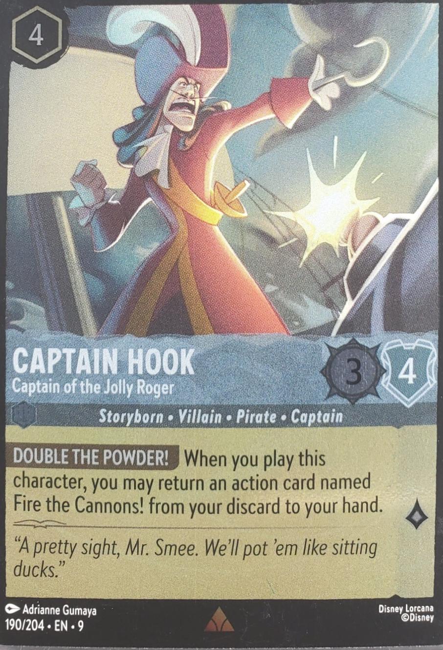Captain Hook - Captain of the Jolly Roger [Foil] #190