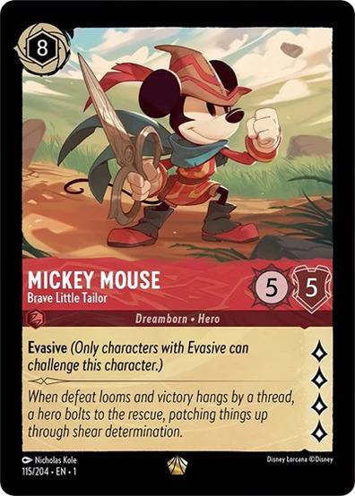 Mickey Mouse - Brave Little Tailor [Foil] #115