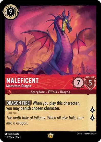 Maleficent - Monstrous Dragon [Foil] #113