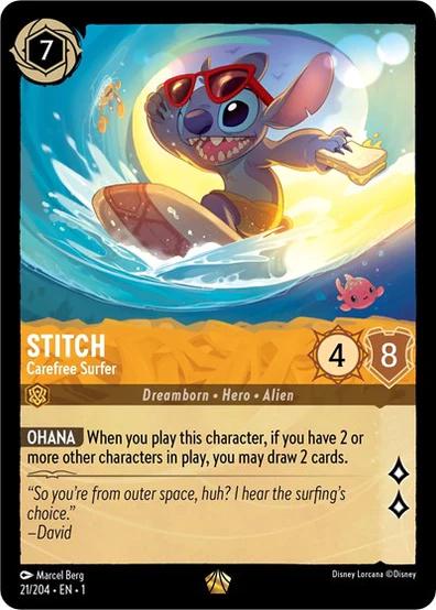 Stitch - Carefree Surfer [Foil] #21