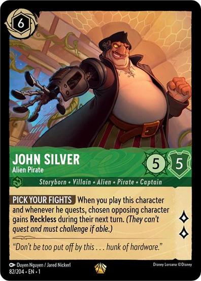 John Silver - Alien Pirate [Foil] #82
