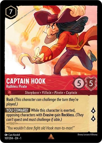 Captain Hook - Ruthless Pirate [Foil] #107