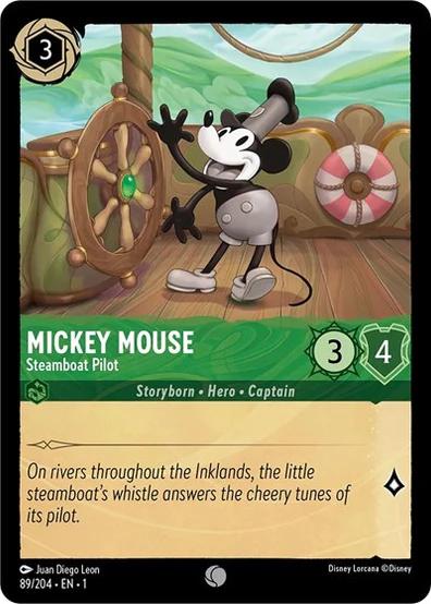 Mickey Mouse - Steamboat Pilot [Foil] #89