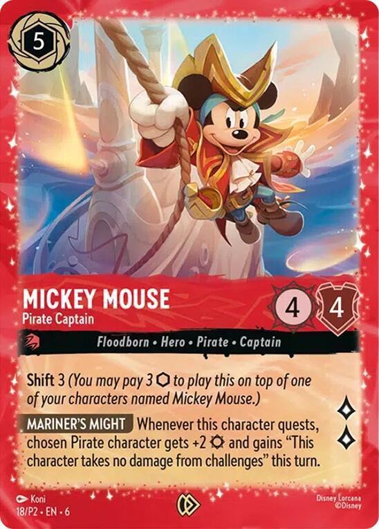 Mickey Mouse - Pirate Captain #18