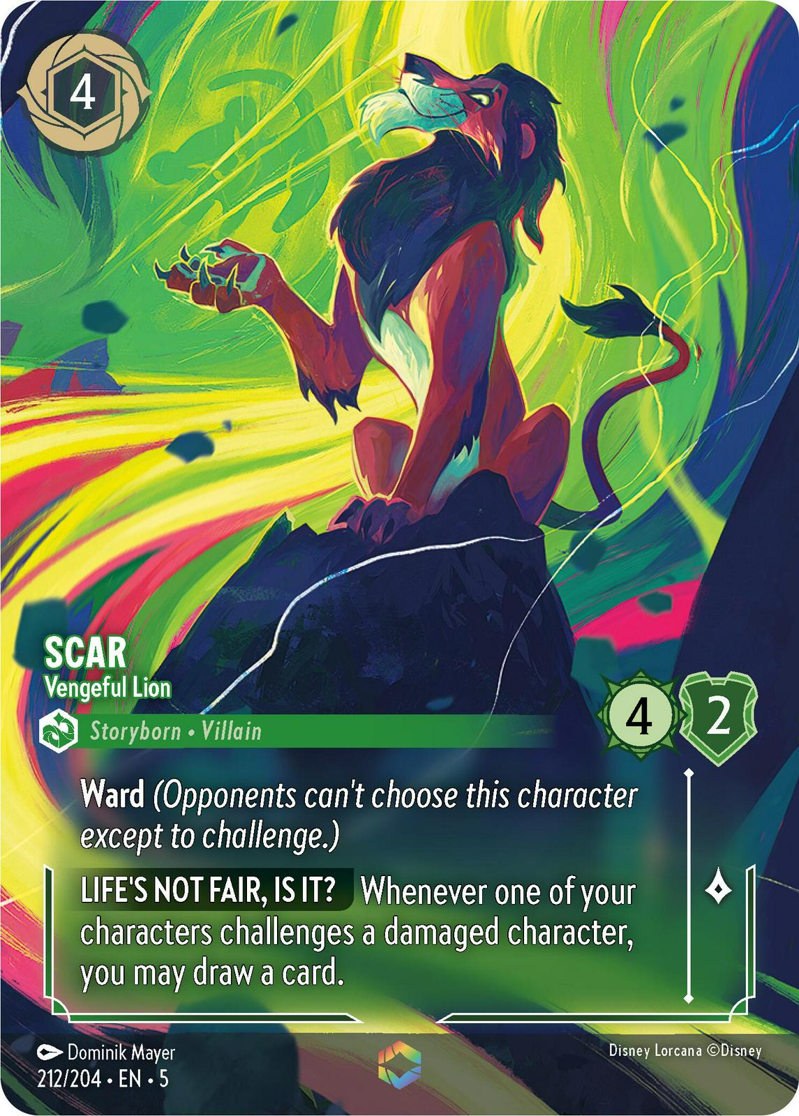 Scar - Vengeful Lion #212