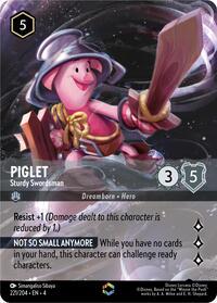 Piglet - Sturdy Swordsman [Enchanted] #221