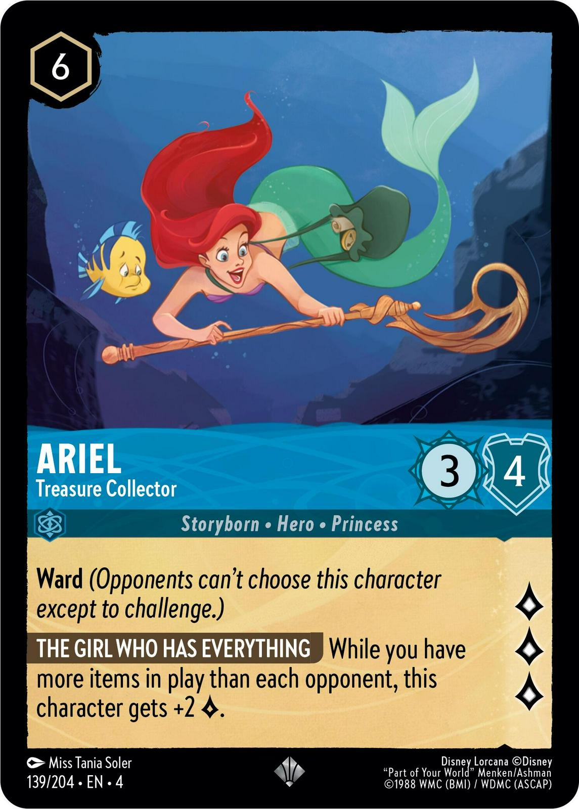 Ariel - Treasure Collector [Foil] #139