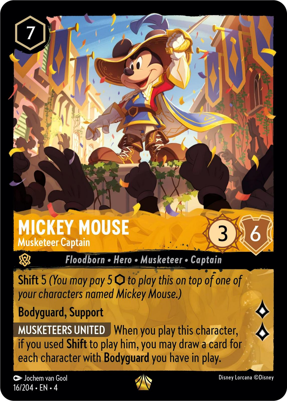 Mickey Mouse - Musketeer Captain [Foil] #16