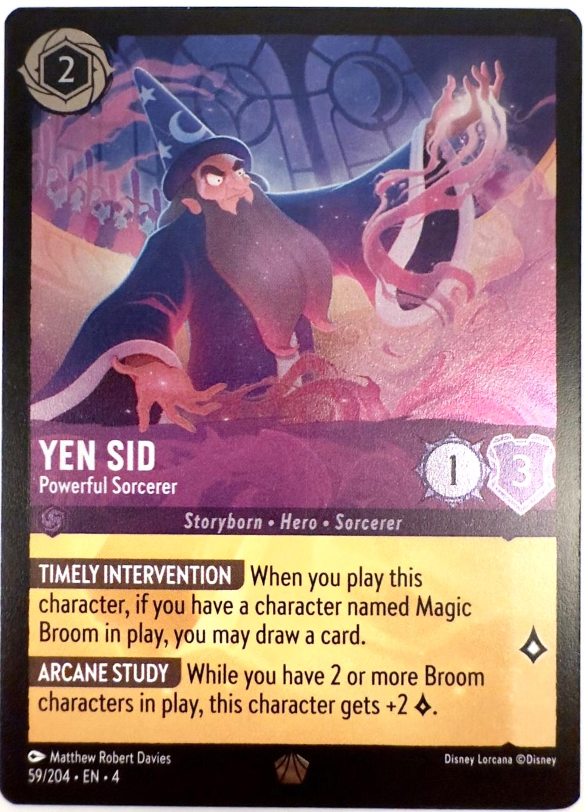 Yen Sid - Powerful Sorcerer [Foil] #59