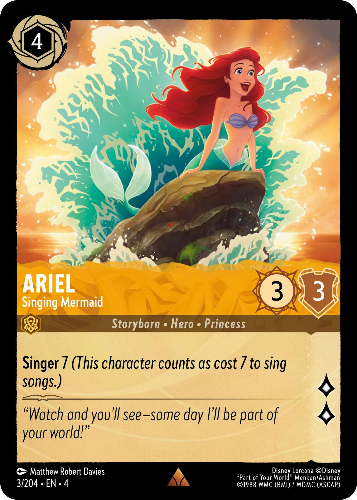 Ariel - Singing Mermaid [Foil] #3