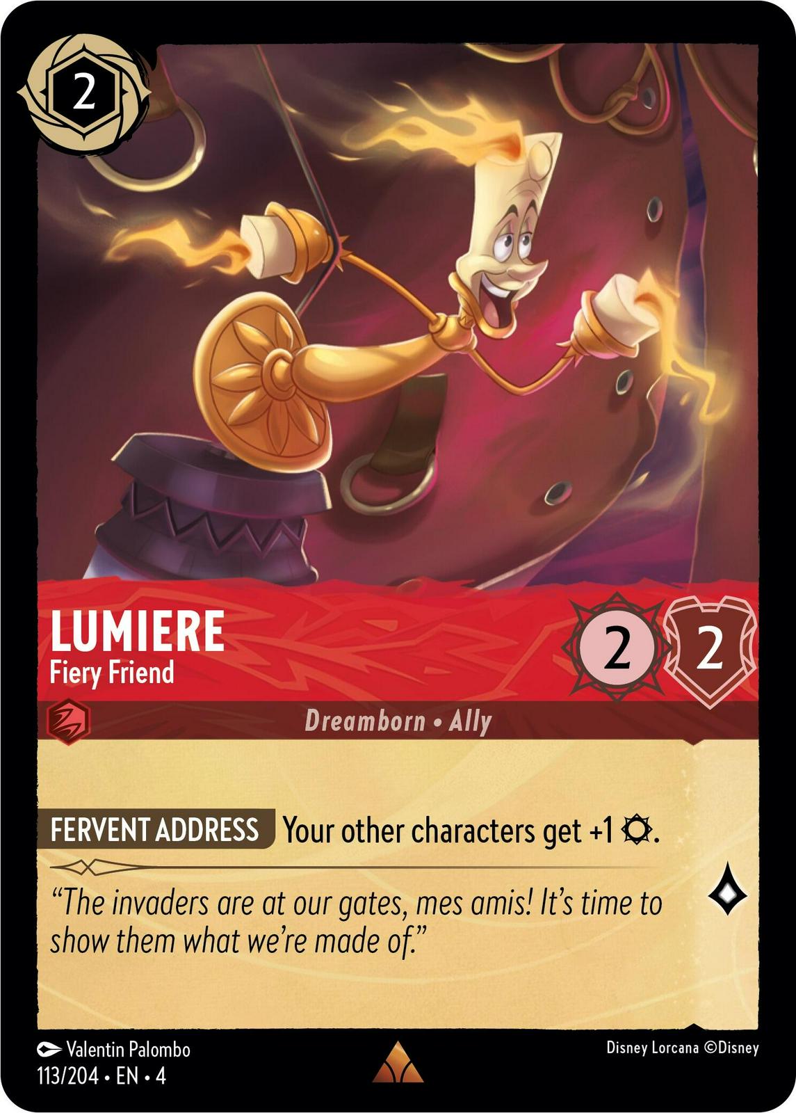 Lumiere - Fiery Friend [Foil] #113