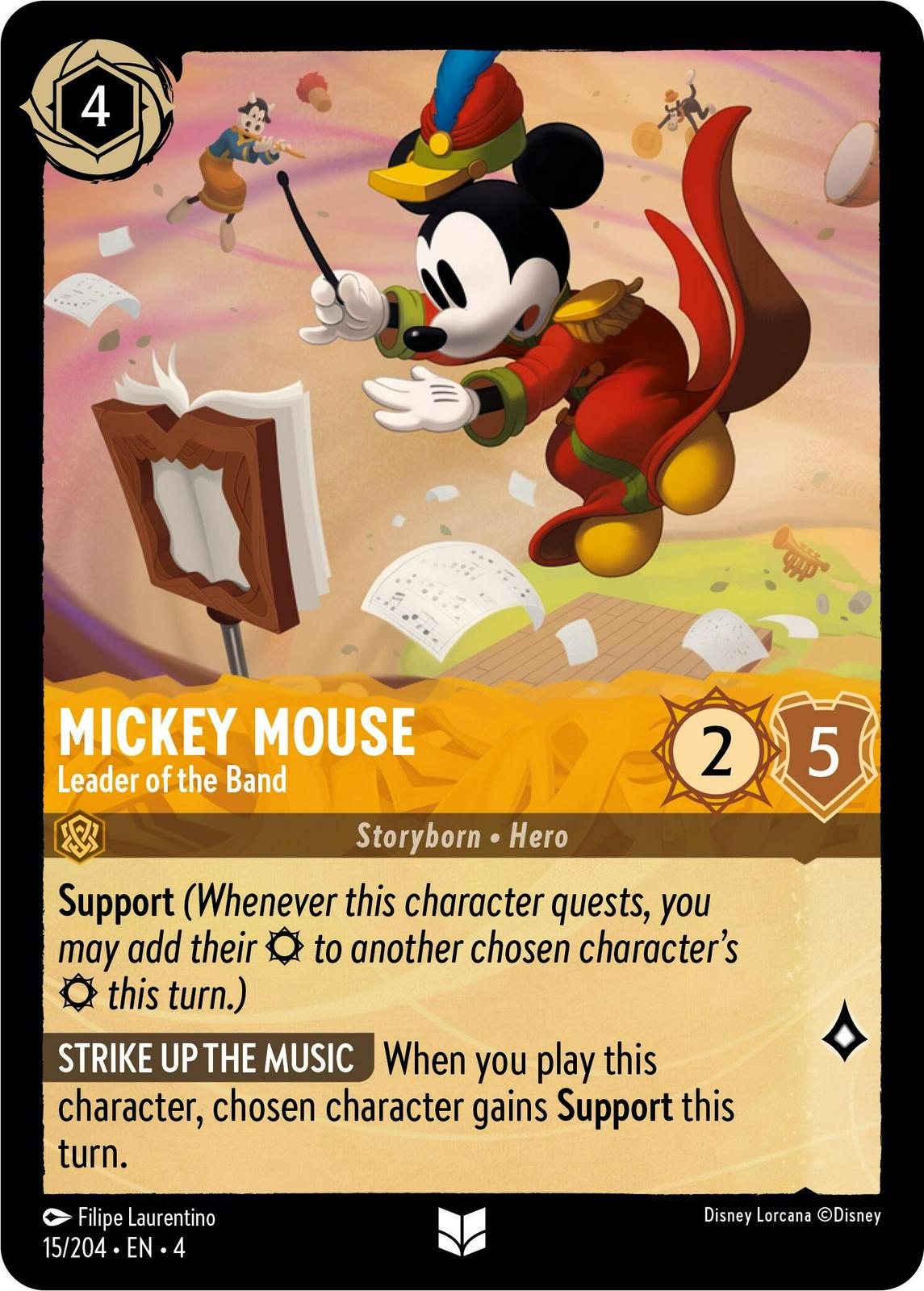 Mickey Mouse - Leader of the Band [Foil] #15