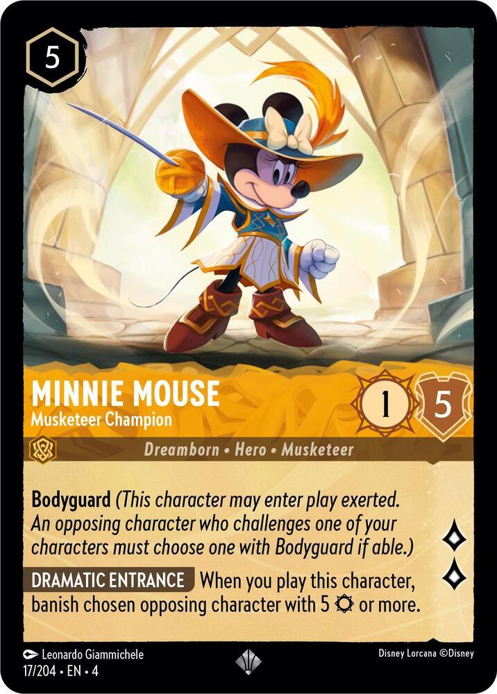 Minnie Mouse - Musketeer Champion [Foil] #17