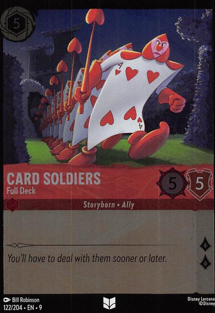 Card Soldiers - Full Deck [Foil] #122