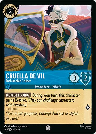 Cruella De Vil - Fashionable Cruiser #145