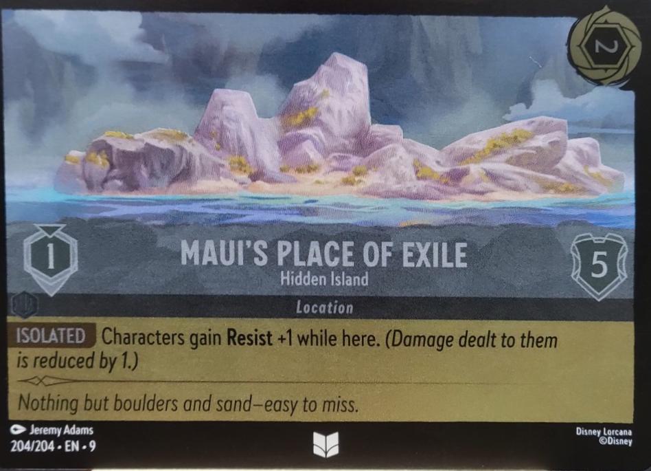 Maui's Place of Exile - Hidden Island [Foil] #204