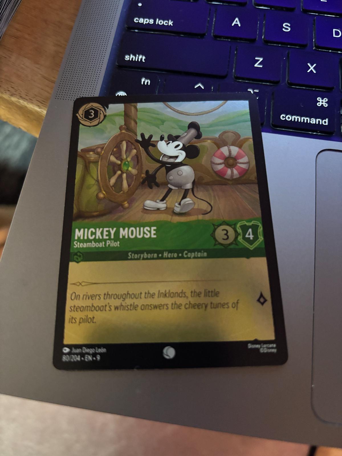 Mickey Mouse - Steamboat Pilot [Foil] #80