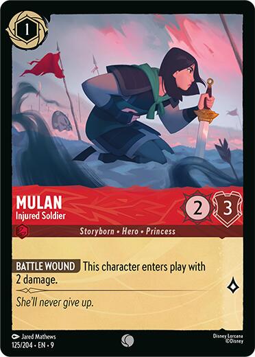 Mulan - Injured Soldier #125