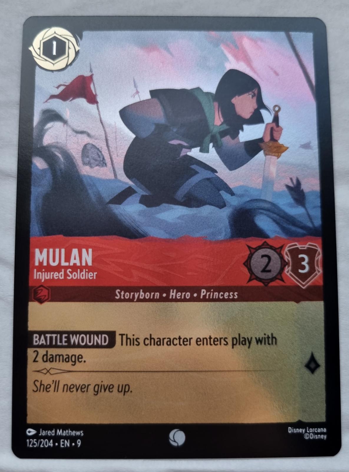 Mulan - Injured Soldier [Foil] #125